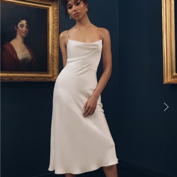 Jenny Yoo Ivory Strapless Dress - Picture 6 of 9